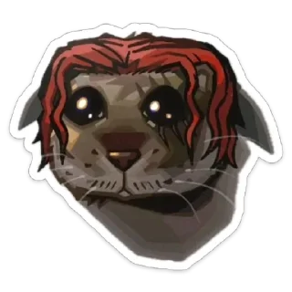 Sticker from pudding