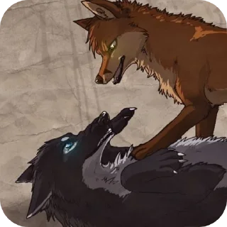 Sticker from Волк•Лисёнок :: @WolfMyFox