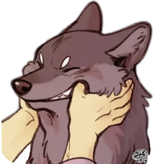 😁 emoji Волк•Лисёнок :: @WolfMyFox Telegram sticker 6 of 78