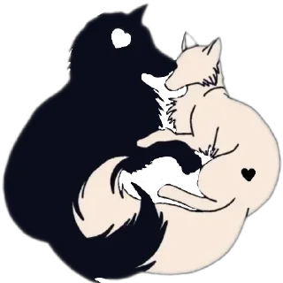 🥰 emoji Волк•Лисёнок :: @WolfMyFox Telegram sticker 15 of 78