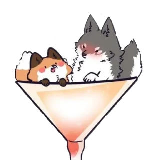 Sticker from Волк•Лисёнок :: @WolfMyFox