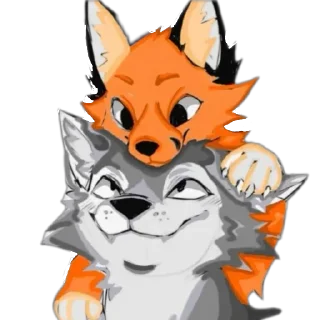 ☺ emoji Волк•Лисёнок :: @WolfMyFox Telegram sticker 16 of 78