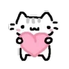 Mem cat emojis sticker preview 2