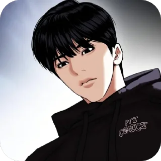 😟 emoji Пак Хён сок т1 @Lookism_Sticks Telegram sticker 16 of 120