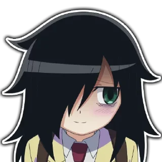 Sticker from Tomoko by @anime_stickerr