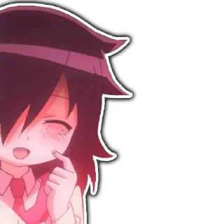 Sticker from Tomoko by @anime_stickerr