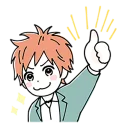 👍 emoji Orange Telegram sticker 18 of 40