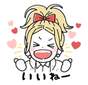 😍 emoji Orange Telegram sticker 19 of 40