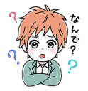 ❓ emoji Orange Telegram sticker 15 of 40
