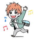 👋 emoji Orange Telegram sticker 16 of 40