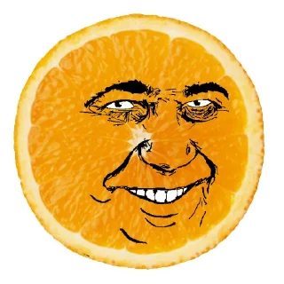 Sticker from Orange pack