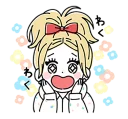 😍 emoji Orange Telegram sticker 23 of 40