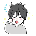 😪 emoji Orange Telegram sticker 8 of 40