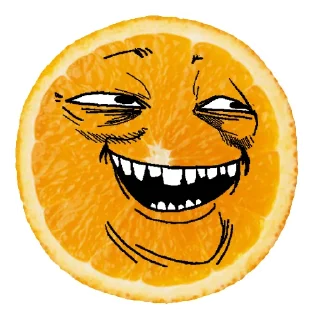 Sticker from Orange pack