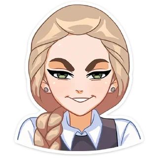 😎 emoji Катя Смирнова Telegram sticker 22 of 39