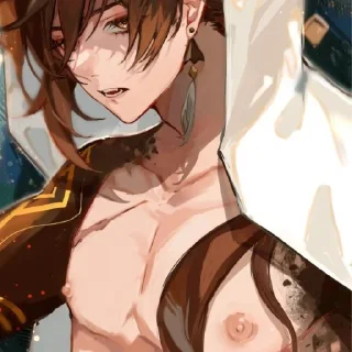 🔶 emoji Zhongli My Husband Telegram sticker 15 of 82