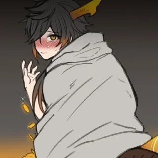 🔶 emoji Zhongli My Husband Telegram sticker 4 of 82