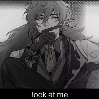 👽 emoji Zhongli My Husband Telegram sticker 21 of 82