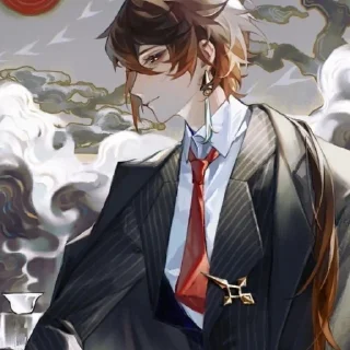 🔶 emoji Zhongli My Husband Telegram sticker 5 of 82