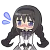 ♟ emoji 🕸Homura Akemi🍙 @MadokaMagicaDailyConfession Telegram sticker 2 of 200