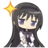 ♟ emoji 🕸Homura Akemi🍙 @MadokaMagicaDailyConfession Telegram sticker 10 of 200