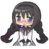 ♟ emoji 🕸Homura Akemi🍙 @MadokaMagicaDailyConfession Telegram sticker 3 of 200