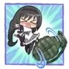 ♟ emoji 🕸Homura Akemi🍙 @MadokaMagicaDailyConfession Telegram sticker 6 of 200