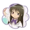 ♟ emoji 🕸Homura Akemi🍙 @MadokaMagicaDailyConfession Telegram sticker 1 of 200