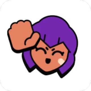 🫥 emoji Шелли браво Старс Telegram sticker 10 of 44