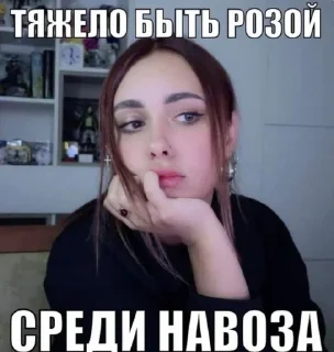 Sticker from Сучка, я гламурнее ::