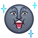 Sticker from Moon Emoji @xkysluv