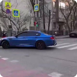 Sticker from BmW