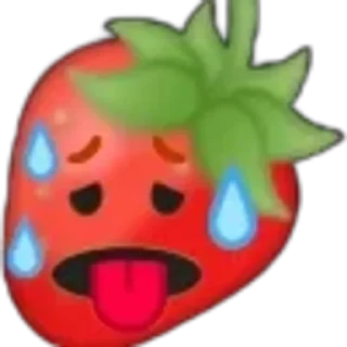 🌟 emoji Говорящая клубника Telegram sticker 7 of 12