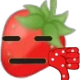 🌟 emoji Говорящая клубника Telegram sticker 11 of 12