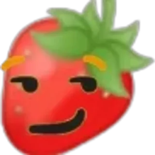 🌟 emoji Говорящая клубника Telegram sticker 10 of 12