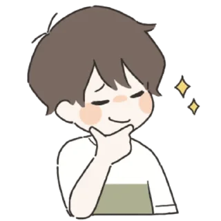 😏 emoji With You (Boy) @jp_stickers Telegram sticker 21 of 33