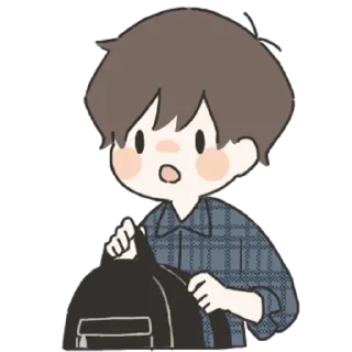 🎒 emoji With You (Boy) @jp_stickers Telegram sticker 12 of 33