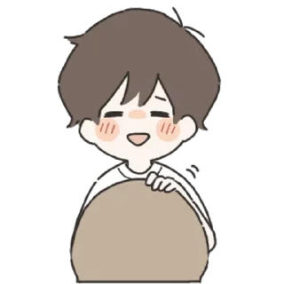 😄 emoji With You (Boy) @jp_stickers Telegram sticker 22 of 33