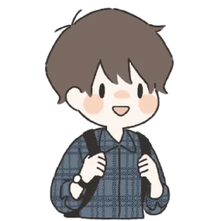 😃 emoji With You (Boy) @jp_stickers Telegram sticker 11 of 33
