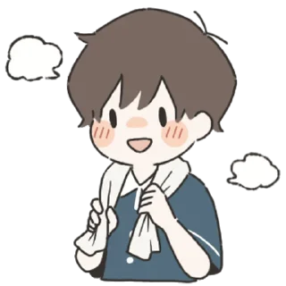 🛀 emoji With You (Boy) @jp_stickers Telegram sticker 24 of 33