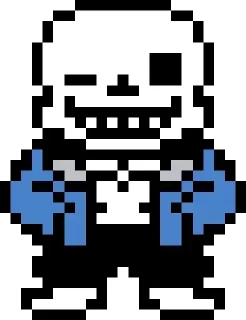 Sticker from sans