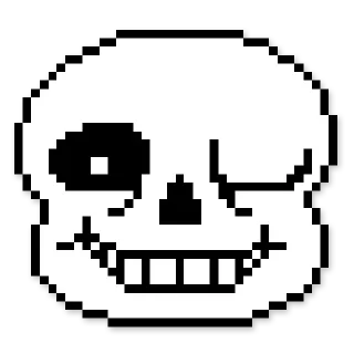 💀 emoji sans Telegram sticker 11 of 24