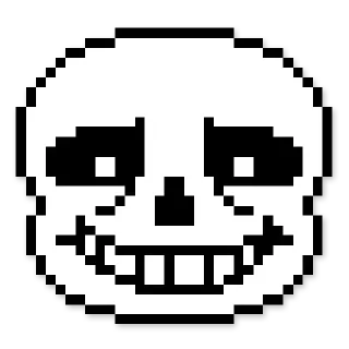 💀 emoji sans Telegram sticker 10 of 24