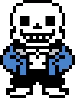 Sticker from sans