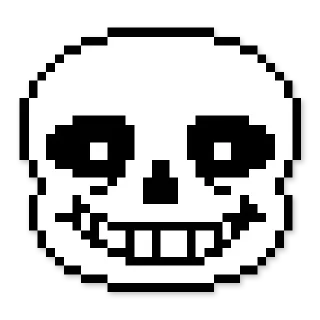 💀 emoji sans Telegram sticker 8 of 24