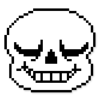 💀 emoji sans Telegram sticker 13 of 24