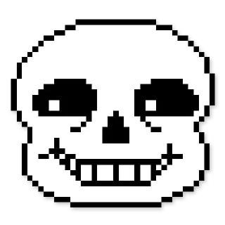 💀 emoji sans Telegram sticker 9 of 24