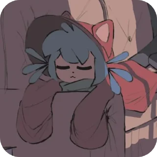 💤 emoji Нико пикшот Telegram sticker 17 of 93