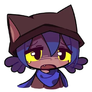 😢 emoji Нико пикшот Telegram sticker 23 of 93
