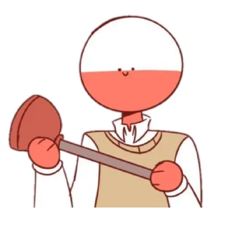 Sticker from 𝙋𝙤𝙡𝙨𝙠𝙖 🇵🇱 @country_humans_stickersQwQ